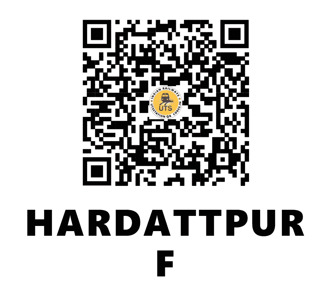 UTS QR Code for HARDATTPUR F - HDT - NE (UTTAR PRADESH)